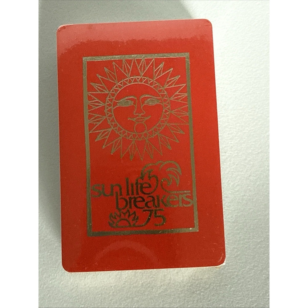 Vintage Playing Cards Sun Life Breakers '75 SEALED